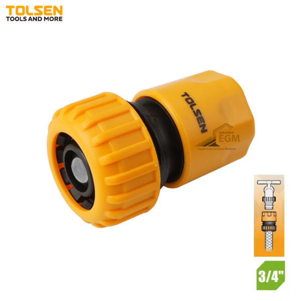 RACCORD RAPIDE POUR TUYAU 3/4" TOLSEN