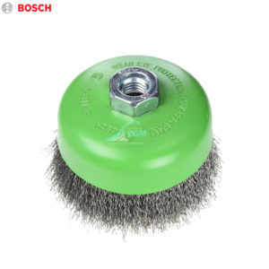 BROSSE A MEULE BOISSEAU CONIQUE D100 M14 INOX BOSCH