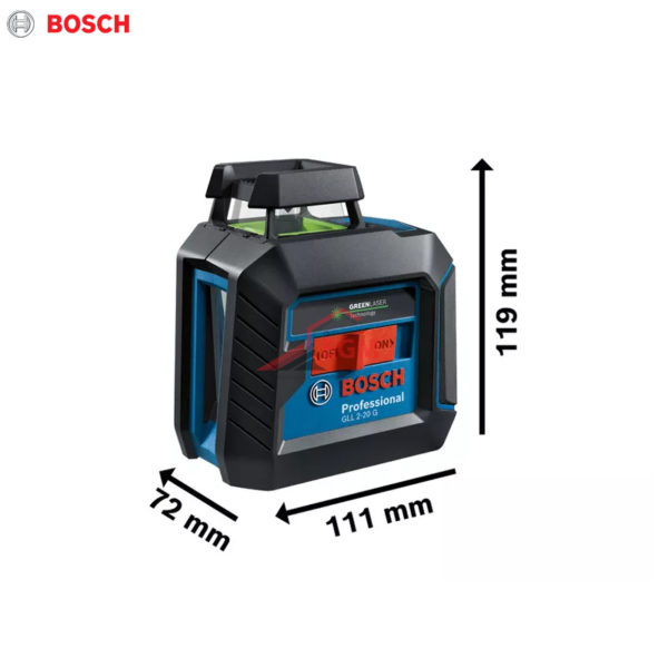 NIVEAU LASER VERT 2 LIGNE GLL 2-20 G IP64 BOSCH