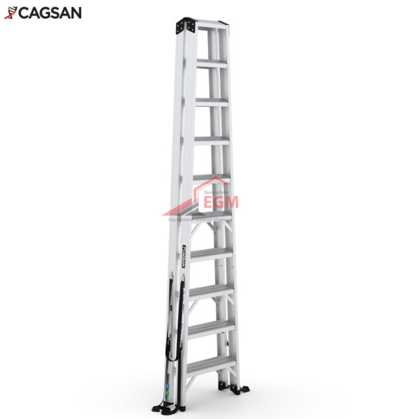 ESCABEAU 10 MARCHES ALUMINIUM DOUBLE EVEREST PRO CAGSON