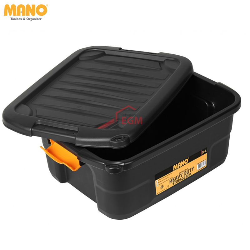 BOITE DE STOCKAGE AVEC COUVERCLE 20L MANO BOITE DE STOCKAGE AVEC COUVERCLE 20L MANO