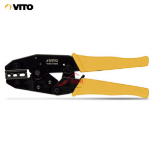 PINCE A SERTIR LES COSSES 220MM ISOLE 0.5-6.0 MM2 JAUNE VITO