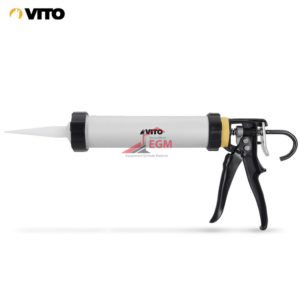 PISTOLET SILICONE EN TUBE ALUMINIUM D54MM LONG 300MM VITO