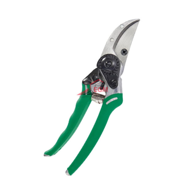 SECATEUR JARDIN LAME COURBE 200MM M.VERT DS GARDEN