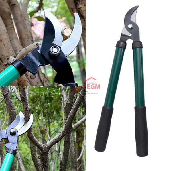 SECATEUR COUPE BRANCHES A 2 BRAS COURTE A LAME COURTE DS GARDEN