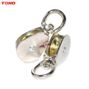 POULIE A ANNEAU SIMPLE CHROME TOHO