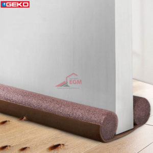 BAS DE PORTE DOUBLE BOUDIN 950MM MARRON GEKO