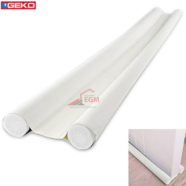 BAS DE PORTE DOUBLE BOUDIN 950MM BLANC GEKO