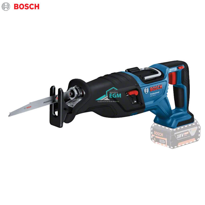 SCIE A SABRE CHARG GSA185-LI AVEC CHARGEUR ET BATTERIE BRUSHLESS BOSCH