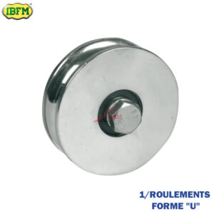 GALLET EN ACIER SIMPLE 1/ROULEMENTS ART.361 FORME "U" IBFM