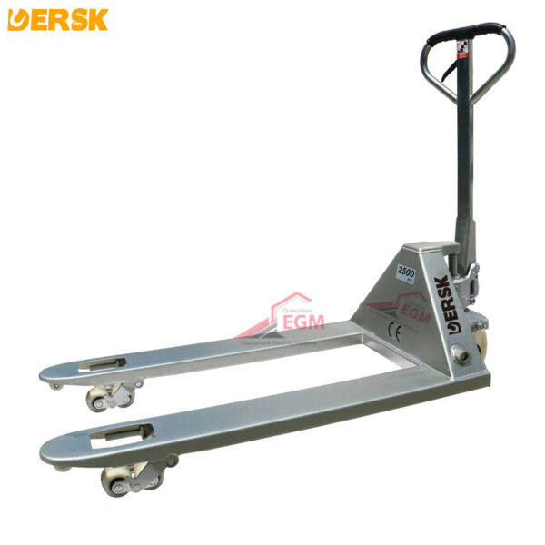 TRANSPALETTE 2.5 TONNES INOX DERSK