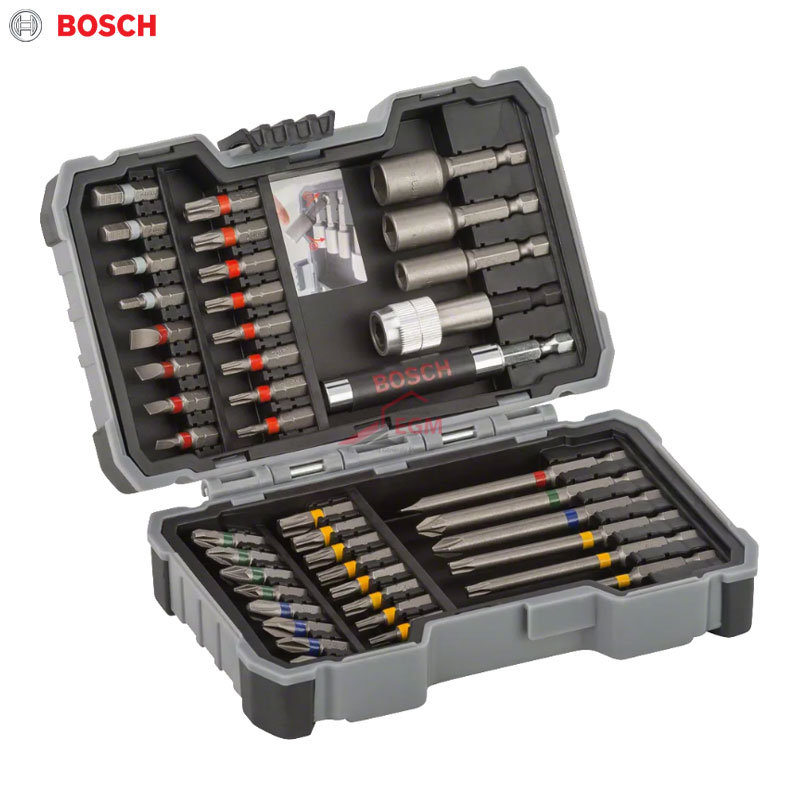 Embout de vissage Extra Hard et jeu de douilles, 43 pièces BOSCH