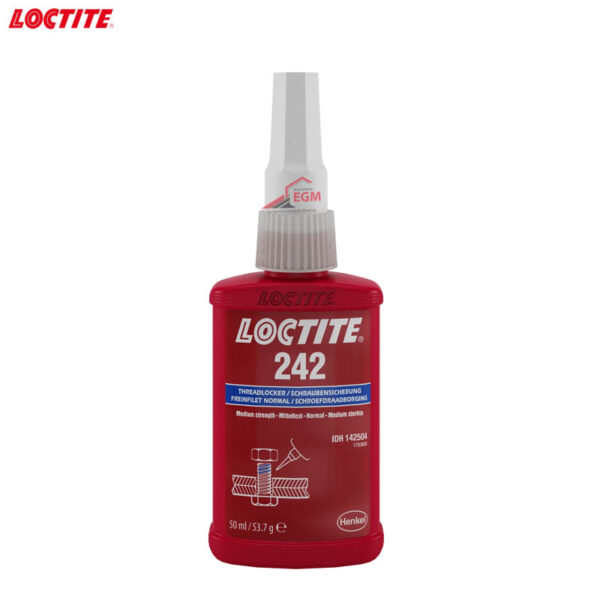 TUBE COLLE FREINFILET NORMAL 242 BO 50ML LOCTITE