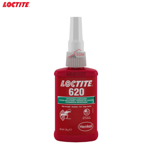 TUBE COLLE H/T 200 °C FIXATION FORT 620 50ml LOCTITE