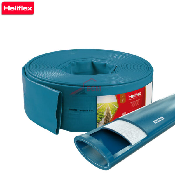 M TUYAU PLAT MONOFLAT BLEU HELIFLEX