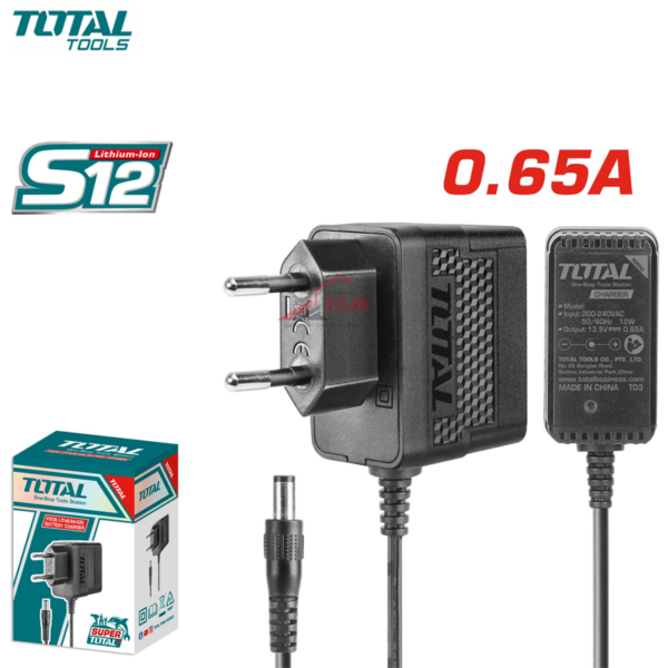 CHARGEUR VISSEUSE 12 V TOTAL