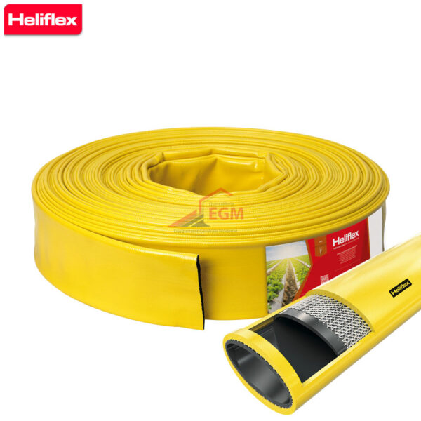 M TUYAU PLAT AGROFLAT JAUNE HELIFLEX