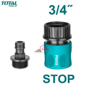 RACCORD RAPIDE POUR TUYAU 3/4" ABS STOP 2PCS TOTAL