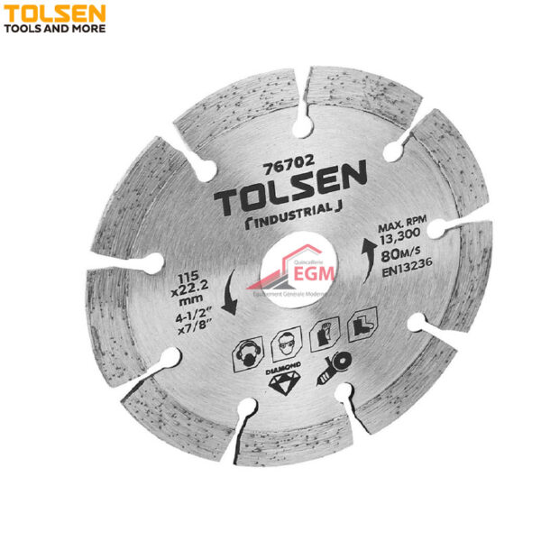 DISQUE DIAM INDUSTRIEL 115X2.2X22.23 TOLSEN