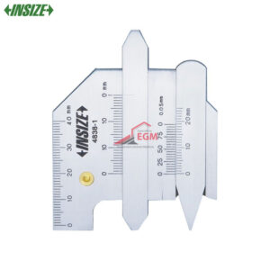 JAUGE DE SOUDAGE EN ACIER INOXYDABLE 0-40MM ECHELLE REGLABLE INSIZE