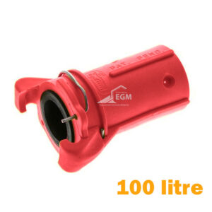 RACCORD POUR TUYAU SABLEUSE 100L ROUGE