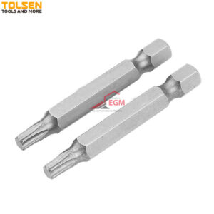 JX DE 2 EMBOUT DE T VIS TORX T15X50MM TOLSEN