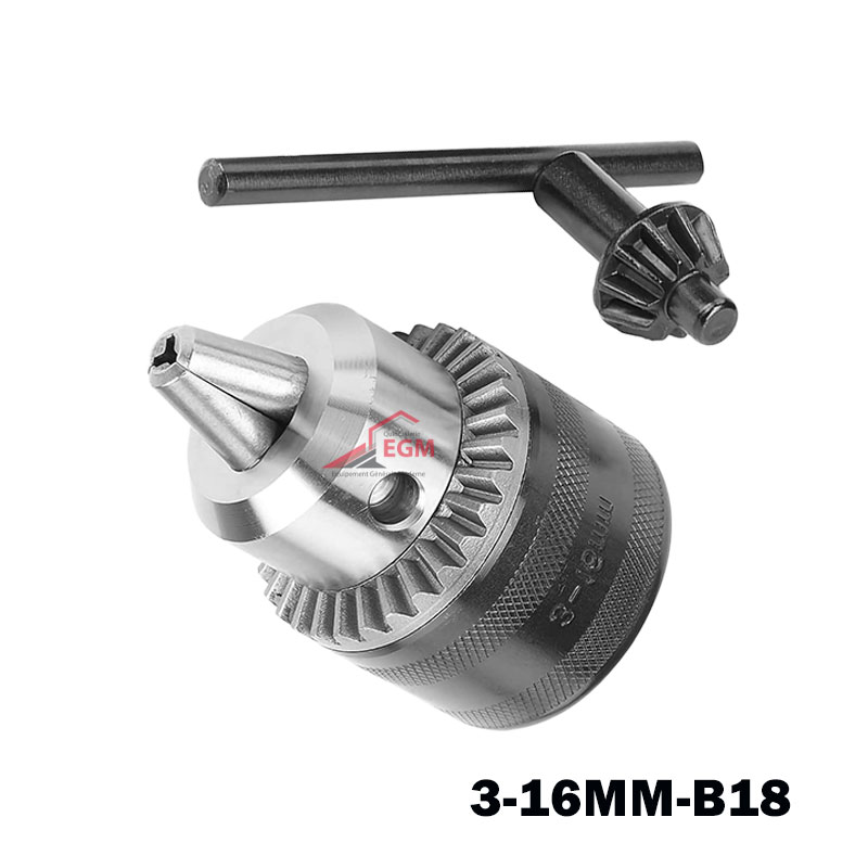 MANDRIN PERCEUSE CONY A CLE 3-16MM-B18 EMB-VERT CHINA MANDRIN PERCEUSE CONY A CLE 3-16MM-B18 EMB-VERT CHINA