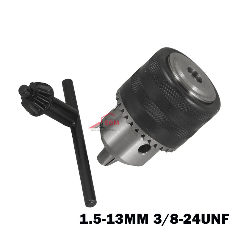 MANDRIN PERCEUSE FILETE 1.5-13MM 3/8-24UNF EMB-VERTMANDRIN PERCEUSE FILETE 1.5-13MM 3/8-24UNF EMB-VERT MANDRIN PERCEUSE FILETE 1.5-13MM 3/8-24UNF EMB-VERT