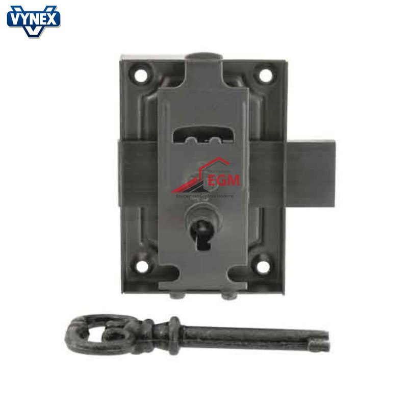 SERRURE DE PLACARD EN APPLIQUE UNIVERSELLE 25MM EN ACIER POLI VYNEX SERRURE DE PLACARD EN APPLIQUE UNIVERSELLE 25MM EN ACIER POLI VYNEX