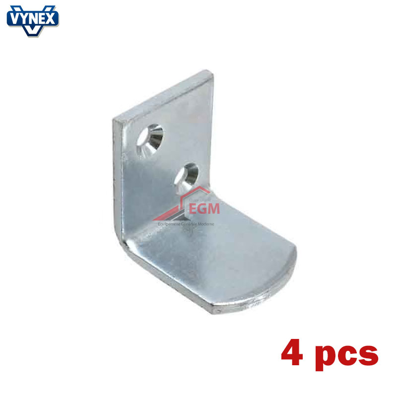 TAQUETS DE LIT QUEUE D'AROND EN ACIER ZINGUE 40X40MM 4PCS VYNEX TAQUETS DE LIT QUEUE D'AROND EN ACIER ZINGUE 40X40MM 4PCS VYNEX