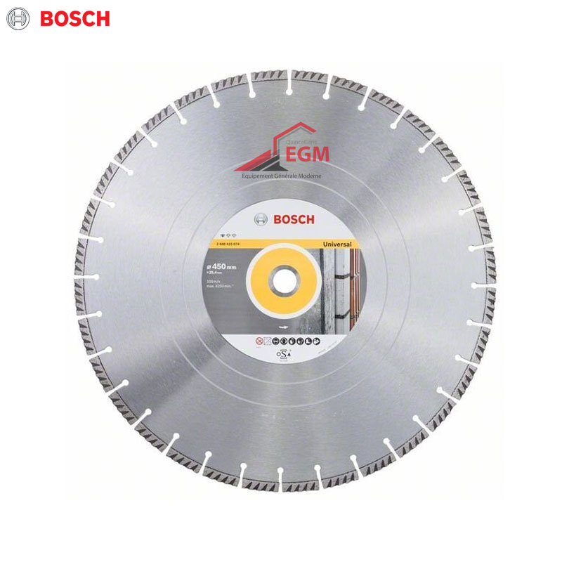 DISQUE DIAMANT D 450X25.4X3.9 UNIVERSAL PROFESSIONNELLE BOSCH DISQUE DIAMANT D 450X25.4X3.9 UNIVERSAL PROFESSIONNELLE BOSCH