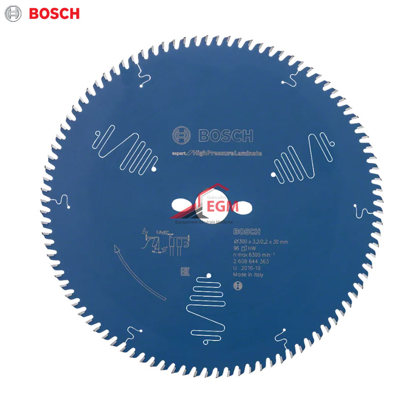 DISQUE CIRCUL CARBURE S METAL 300X3.2/2.2X30 Z96 EXPERT FOR STEEL BOSCH DISQUE CIRCUL CARBURE S METAL 300X3.2/2.2X30 Z96 EXPERT FOR STEEL BOSCH