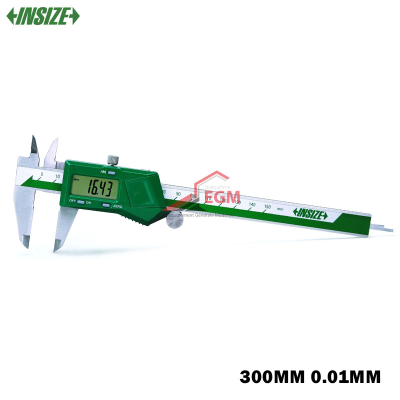 PIED A COULISSE DIGITAL A 2 BEC 300MM 0.01MM SANS MOLETTE INSIZE PIED A COULISSE DIGITAL A 2 BEC 300MM 0.01MM SANS MOLETTE INSIZE