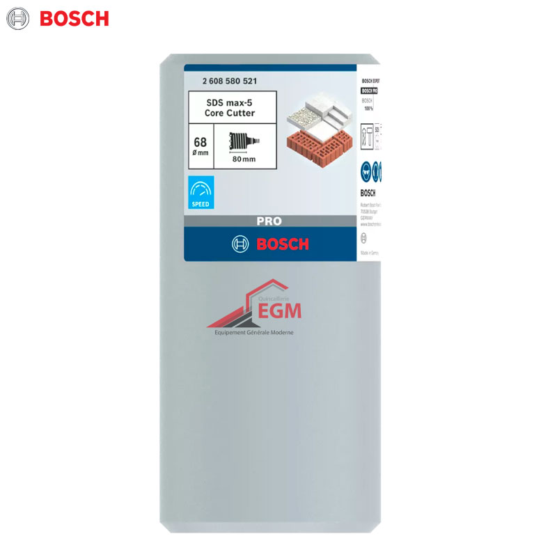 2 COURONE TREPAN 68X80X100 FILTE BOSCH