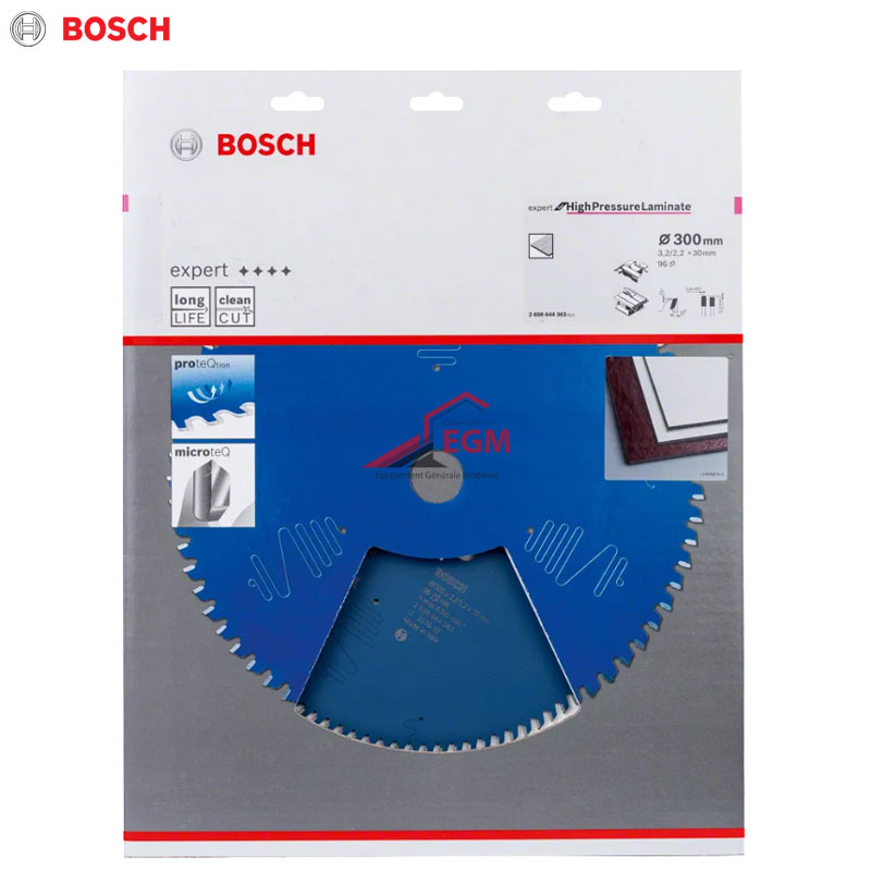 DISQUE CIRCUL CARBURE S METAL 300X3.2/2.2X30 Z96 EXPERT FOR STEEL BOSCH DISQUE CIRCUL CARBURE S METAL 300X3.2/2.2X30 Z96 EXPERT FOR STEEL BOSCH