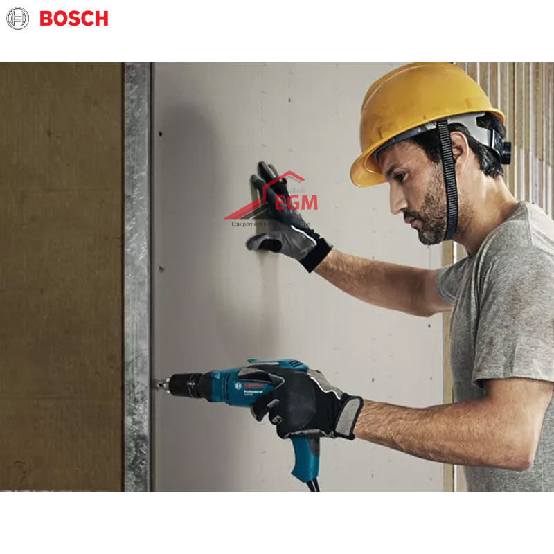 VISSEUSE ELEC POUR PLAQUISTE GTB 650 650W 0-5000t/min BOSCH VISSEUSE ELEC POUR PLAQUISTE GTB 650 650W 0-5000t/min BOSCH