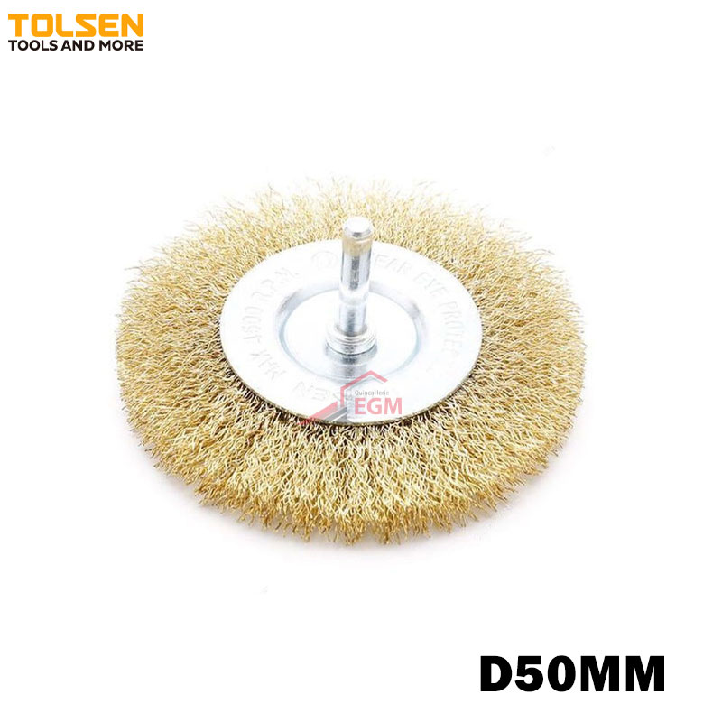 BROSSE A TIGE CIRCULAIRE D 50MM TOLSEN BROSSE A TIGE CIRCULAIRE D 50MM TOLSEN