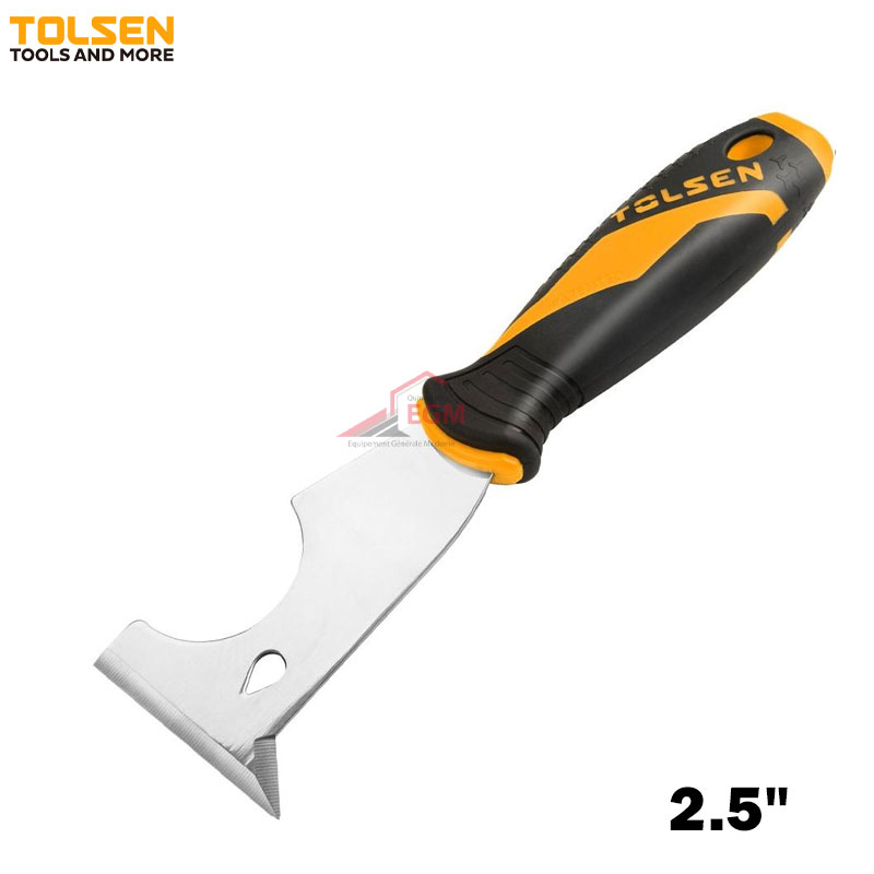 SPATULE DE GRATTAGE 2.5" 6 EN 1 TOLSEN SPATULE DE GRATTAGE 2.5" 6 EN 1 TOLSEN