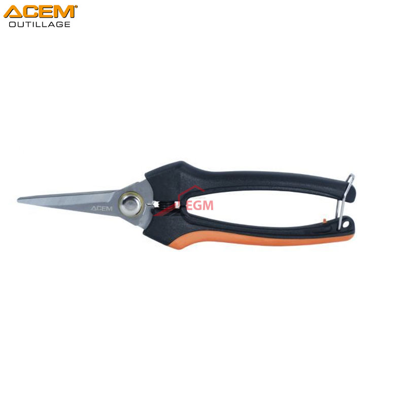 SECATEUR FLEUR ET FRUIT ERGONOMIQUE LAME DROIT EN INOX 324 ACEM SECATEUR FLEUR ET FRUIT ERGONOMIQUE LAME DROIT EN INOX 324 ACEM