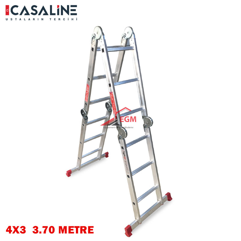 ECHELLE 4X3 MULTIFONCTION 6 POSITION EN ALUMINUM 3.70 METRE ACEM ECHELLE 4X3 MULTIFONCTION 6 POSITION EN ALUMINUM 3.70 METRE ACEM