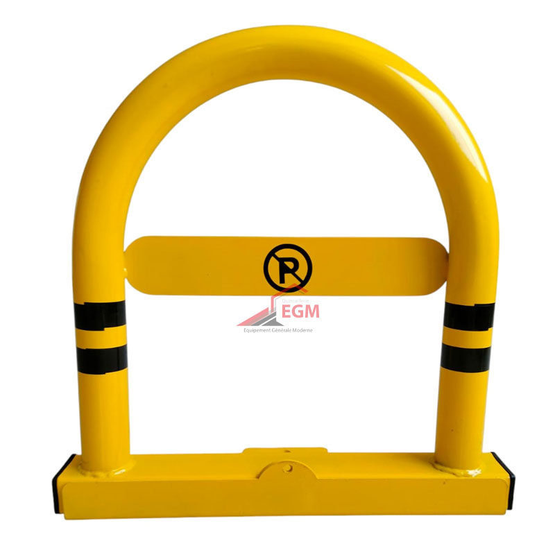 RESERVE PARKING EN ACIER JAUNE RESERVE PARKING EN ACIER JAUNE