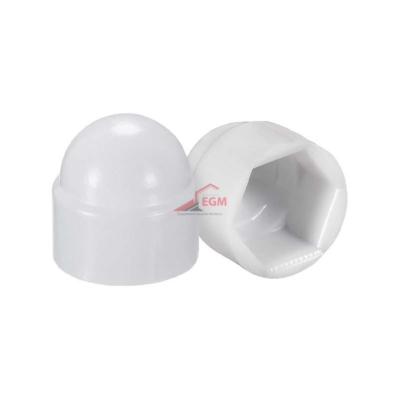 CACHE ECROU POLYETHYLENE BLANC CACHE ECROU POLYETHYLENE BLANC