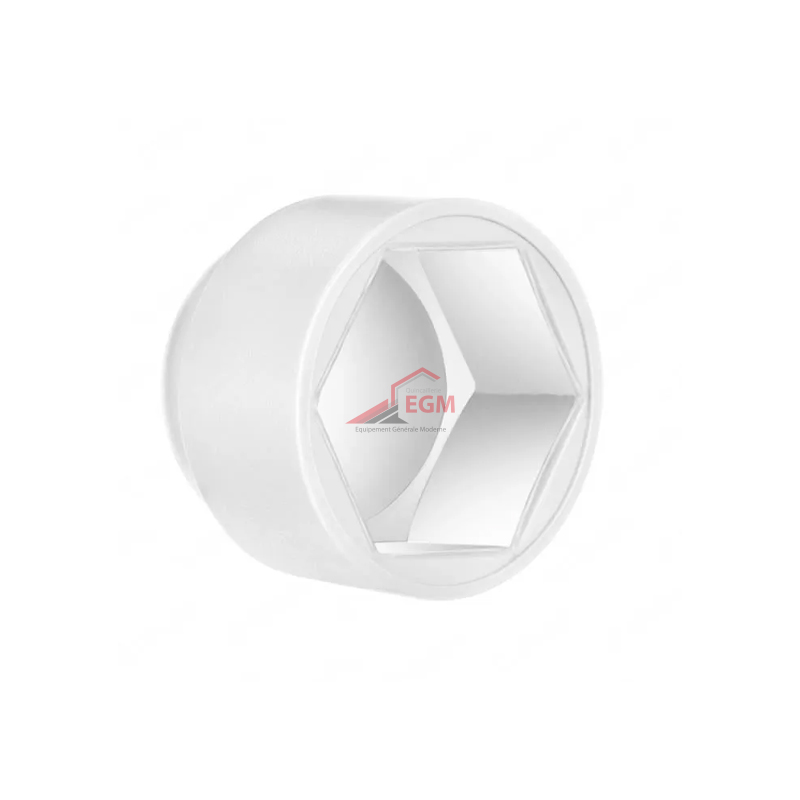 CACHE ECROU BLANC POLYETHYLENE CACHE ECROU BLANC POLYETHYLENE