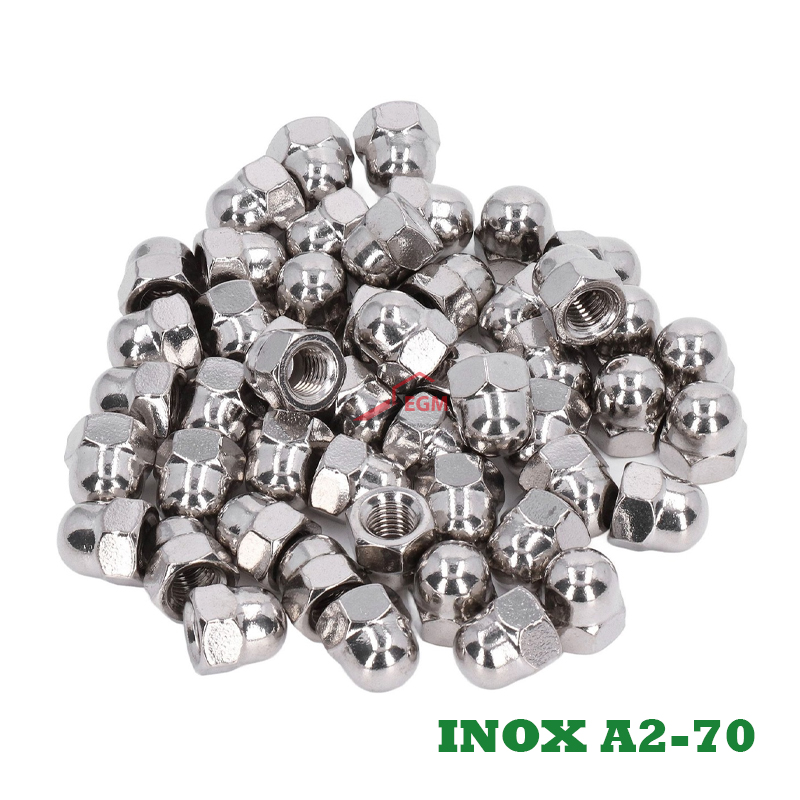 ECROU BORGNE INOX A2-70 "304" ECROU BORGNE INOX A2-70 "304"