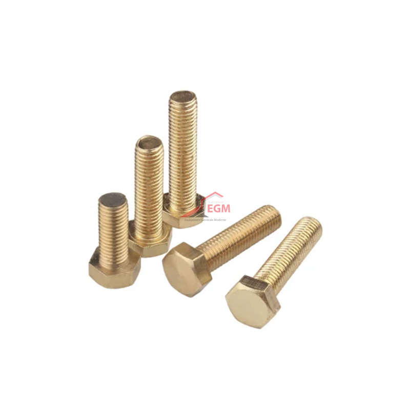 VIS TETE HEXAGONALE EN LAITON DIN 933 VIS TETE HEXAGONALE EN LAITON DIN 933