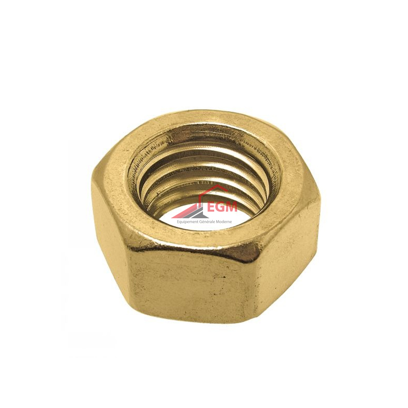 ECROU TH JAUNE CL.6 "S.8" DIN 934 ECROU TH JAUNE CL.6 "S.8" DIN 934