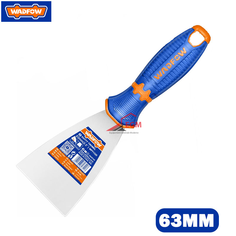 COUTEAU MASTIC MANCHE PLASTIQUE EN INOX 63MM WADFOW COUTEAU MASTIC MANCHE PLASTIQUE EN INOX 63MM WADFOW