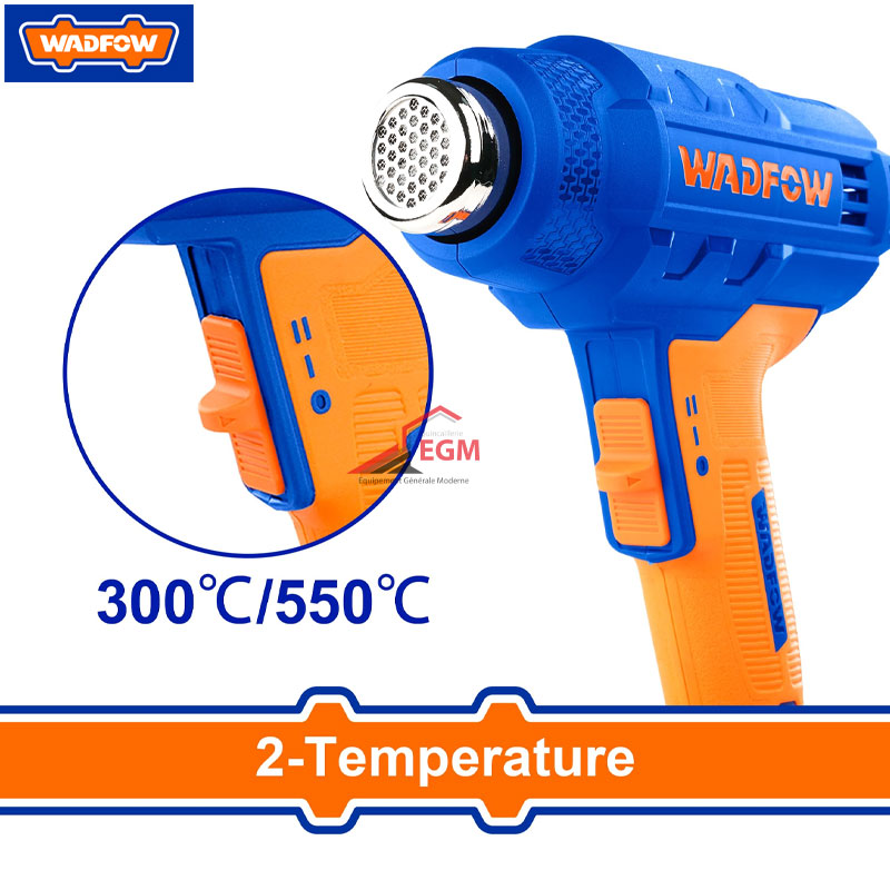 DECAPEUR THERMIQUE RECHARGEABLE 20V 3.0Ah 300°C/550°C WADFOW DECAPEUR THERMIQUE RECHARGEABLE 20V 3.0Ah 300°C/550°C WADFOW