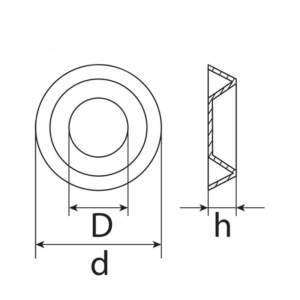 RONDELLE CUVETTE NICKELEE