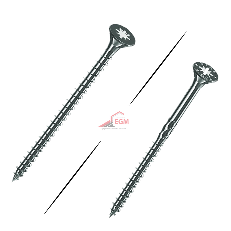 VIS A BOIS AGGLOMERE EN ACIER ZINGUE POZZI DIN7505 VIS A BOIS AGGLOMERE EN ACIER ZINGUE POZZI DIN7505